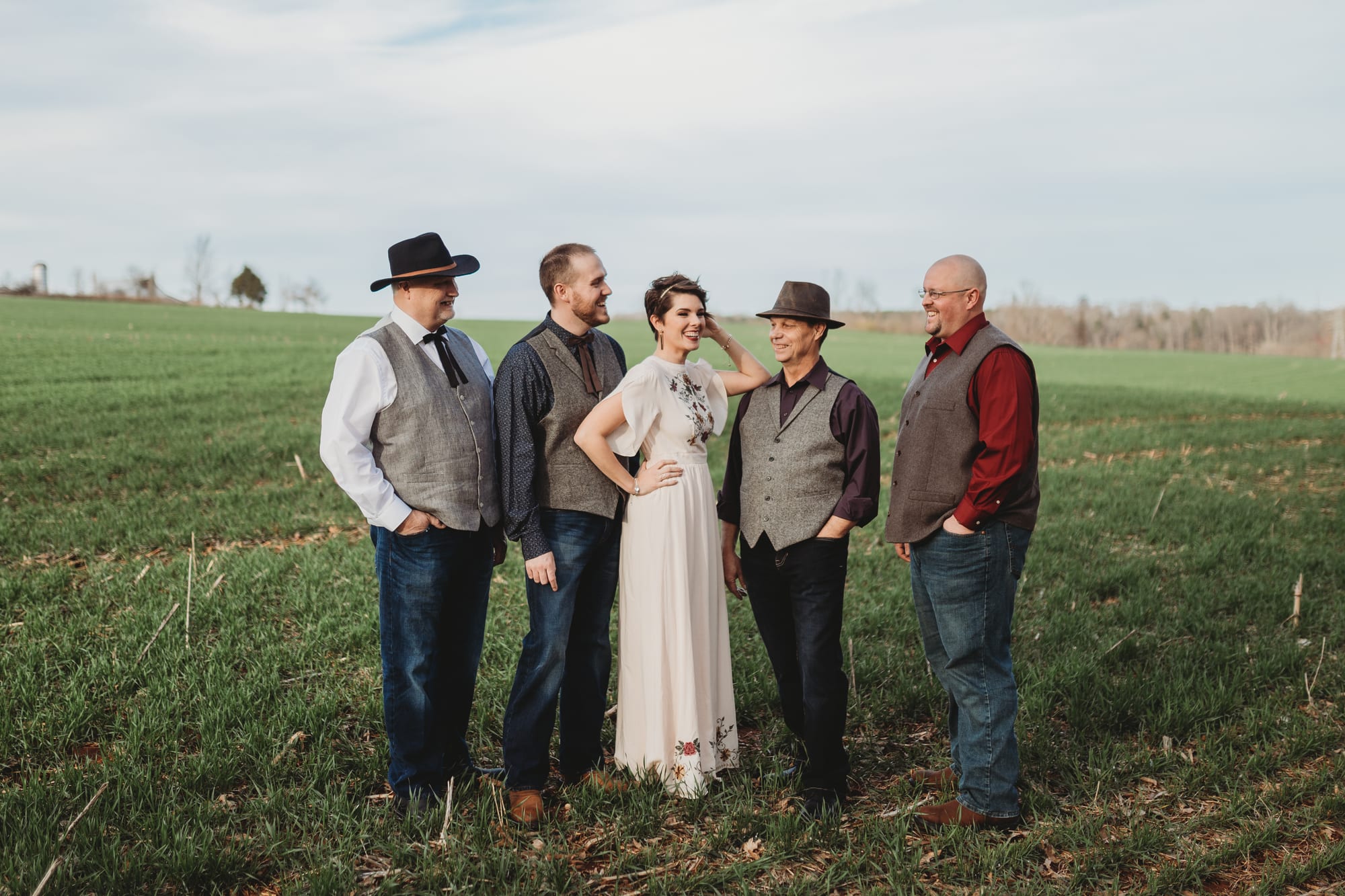 Wood Family Tradition performing bluegrass music